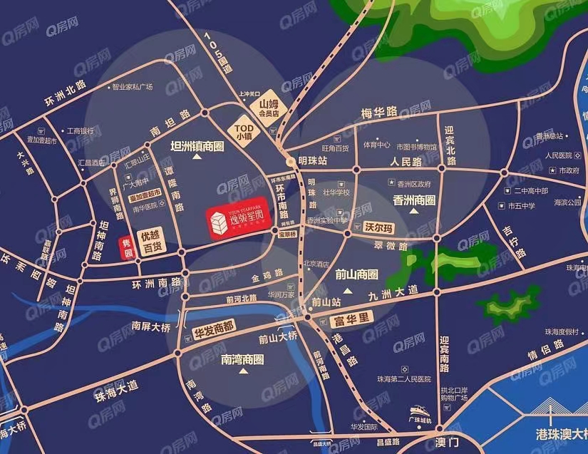 逸駿星園，星光明月花園均價16000元/平